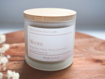 Bloom Natural Beeswax Candle