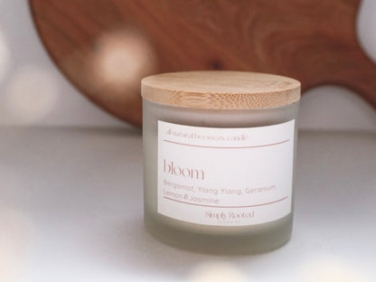 Bloom Natural Beeswax Candle