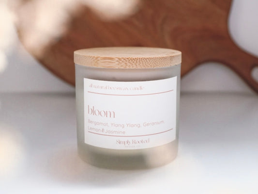Bloom Natural Beeswax Candle